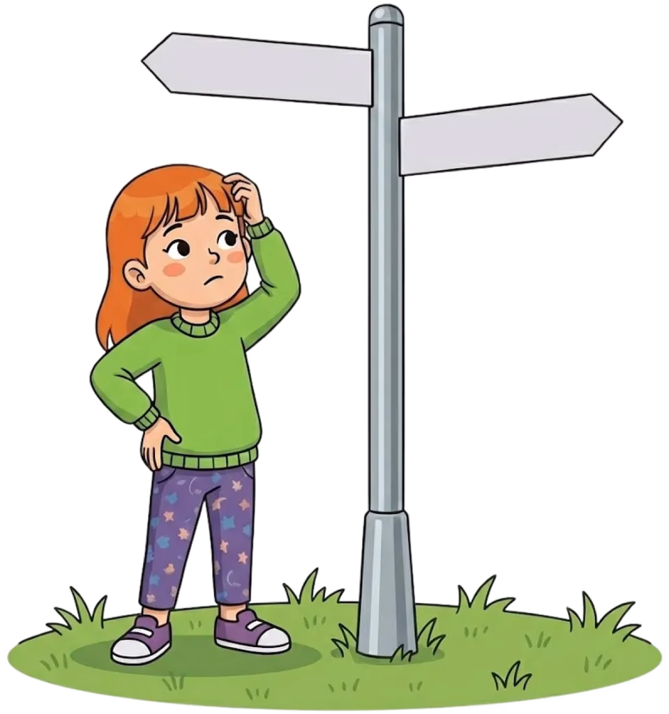 What kids do illustration